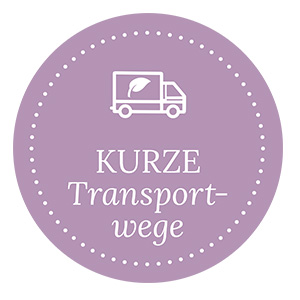 Icon mit der Aufschrift: Kurze Transportwege